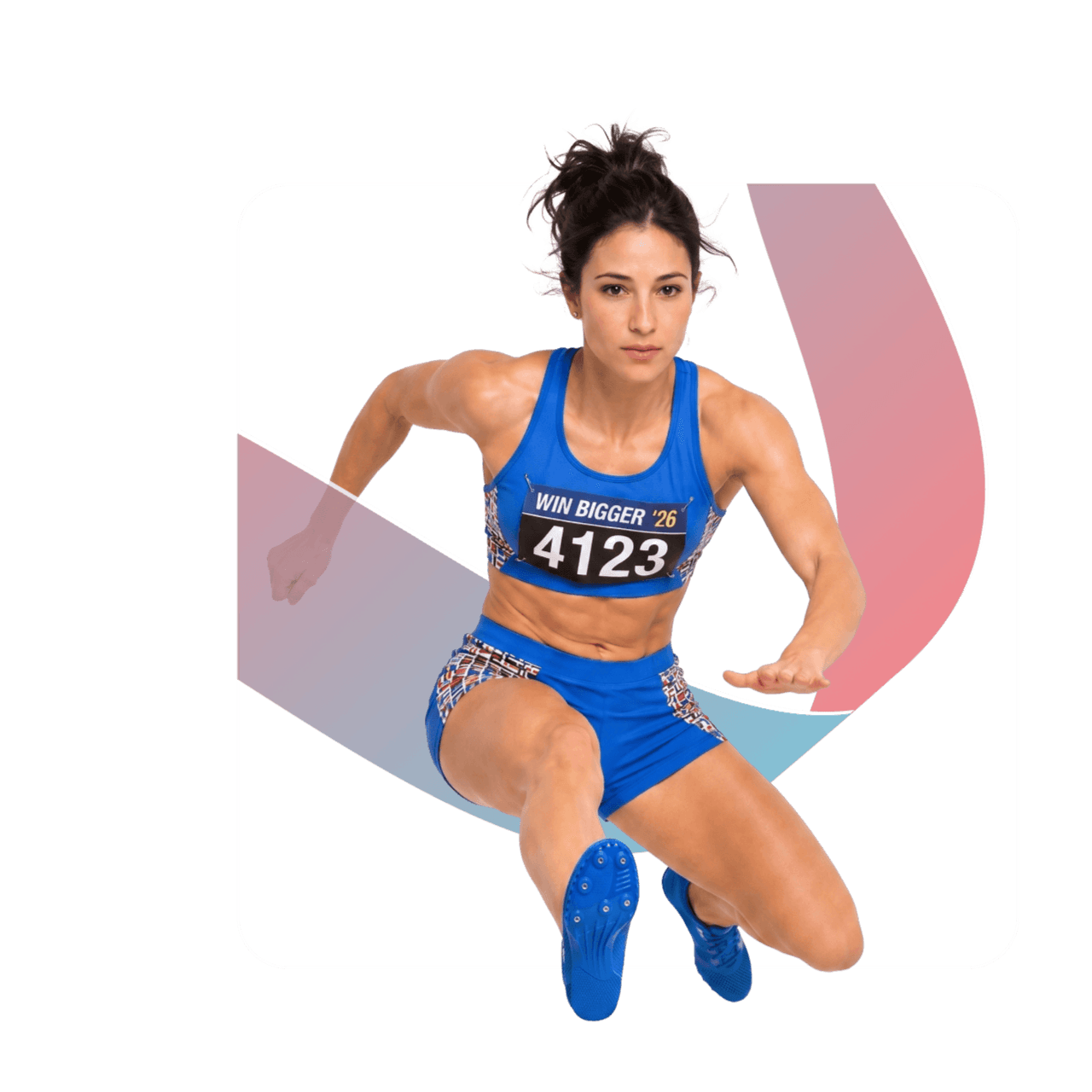 Sprinter in motion